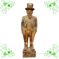 New design 2014 hand carved wooden statues YL-Q020